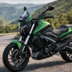 Bajaj Dominar 400 muscular look and strong road presence