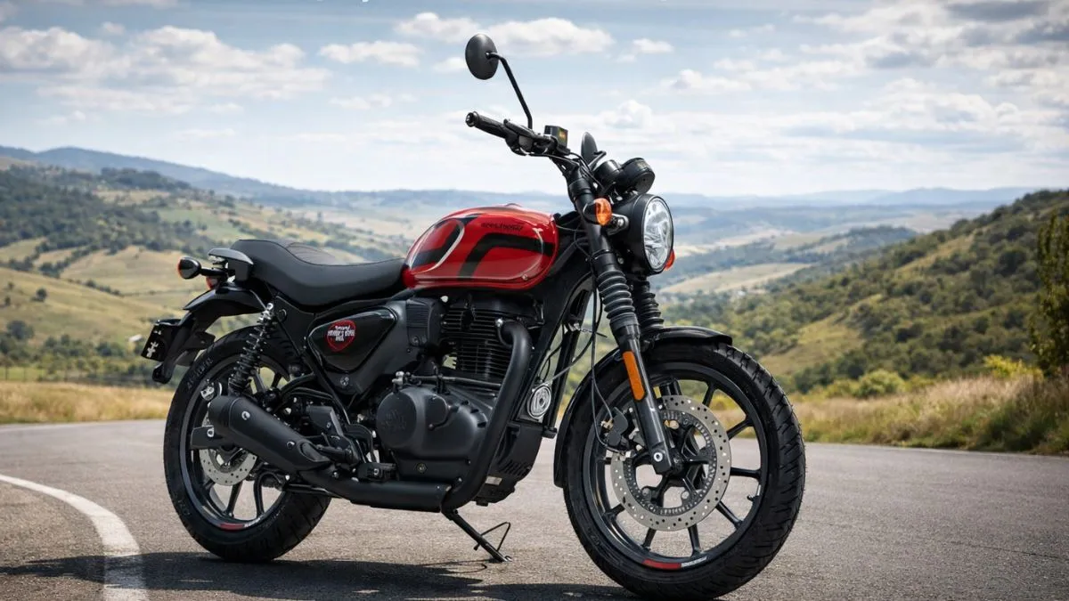 2026 Royal Enfield Hunter 350 मिड वेरिएंट (Rio White) – ₹2.30 लाख ऑन रोड में बेस्ट वैल्यू